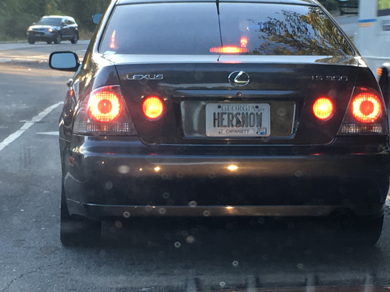 My guess is she got it in a break up/divorce and wants to rub it in